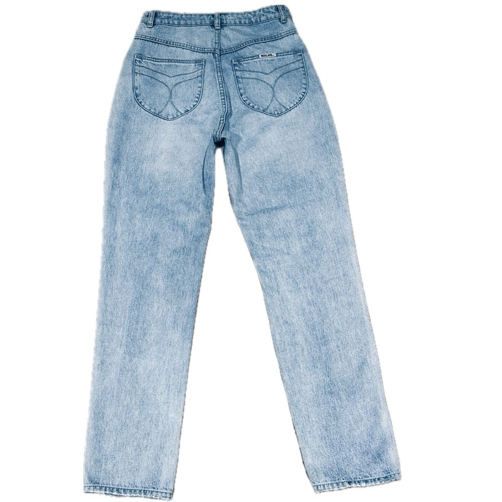 👖💿 ROLLA’S Aussie Elle Ultra High Rise Straight Jeans | 90s Blue Vintage | Sz 27